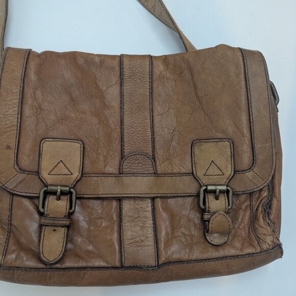 Fossil Leather Messenger Crossbody Bag - Picture 5 of 5